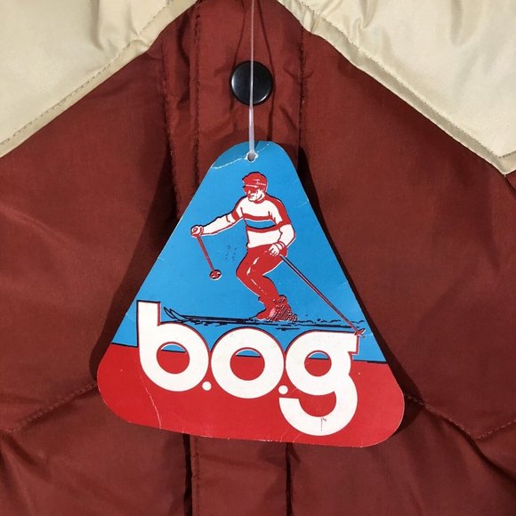 NEW Vintage B.O.G 50% Down 50% Feathers Vest Mens Size Medium Snap Button Up - Picture 6 of 11